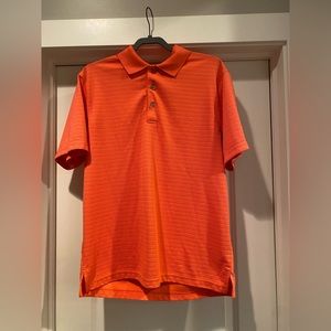 Golf Polo Short Sleeve Orange Ribbed Knit
PGA Champions‎ Tour Size Large